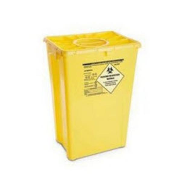 AP Medical Container Sharps 12gal Polyethylene Horizontal Drop Red 8/Ca