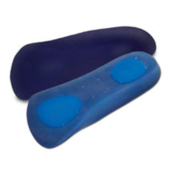 Pedifix Orthotic GelStep Silicone Cvrd 3/4 Blue Size Medium 1/Pr