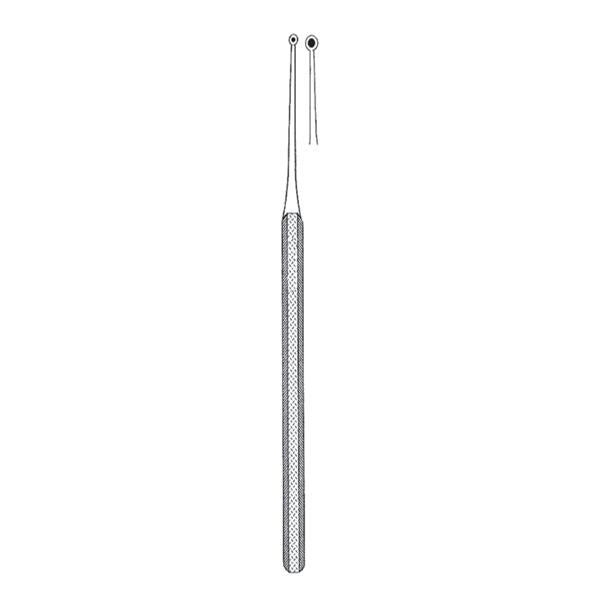 Sklar Instruments Curette Podiatry Excavator 5" #58-3 2.5mm Round Tip SS W/ Hl Ea