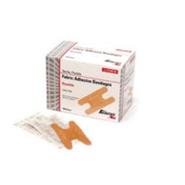 Abco Dealers Bandage Elstc/Fbrc Pro-Advantage Knuckle 1.5x3 Flxbl Tn LF 100/Bx, 12 BX/CA (P150110)