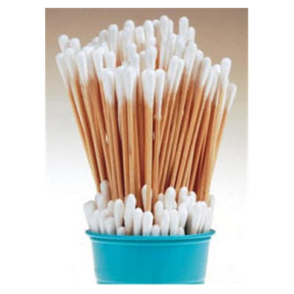 Abco Dealers Applicator Cotton Tip Non Sterile 6 in Wood Shaft 1000/Bx, 10 BX/CA (76200)