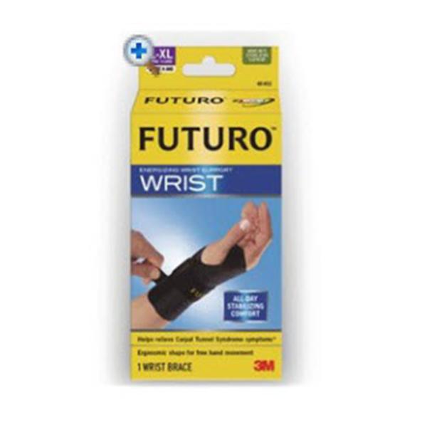 3M Consumer Health Care Support Futuro Energizer Wrist Blk Size Large/X-Large Right 12/Ca