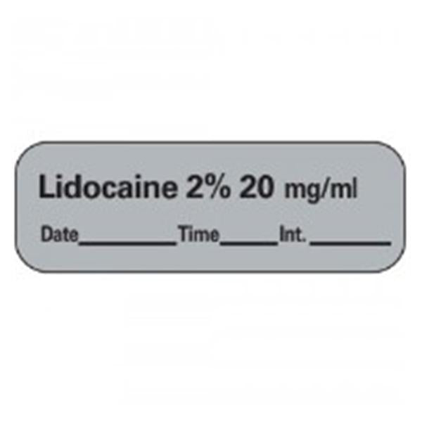 TimeMed a Div of PDC Label Lidocaine 2%20mg/ml 600/Rl 1/Rl 1/Rl