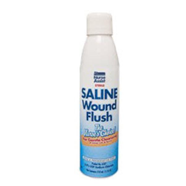 Nurse Assist  Saline Wound Flush 7oz Can 12/Ca