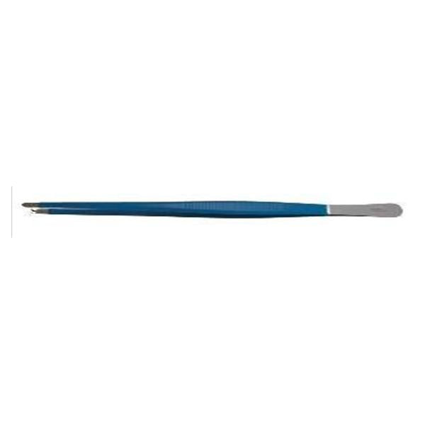 BR Surgical Forcep Tissue 10" 1x2 Teeth Blue Coated Ea