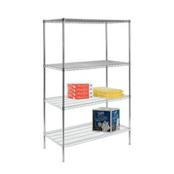 Lakeside Mfg  Shelving Unit Storage 24x60x72" Wire With Bottom Wire Shelf Ea