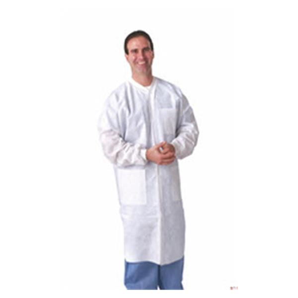 Medline Industries  Lab Coat Large White 30/Ca (NONSW500L)