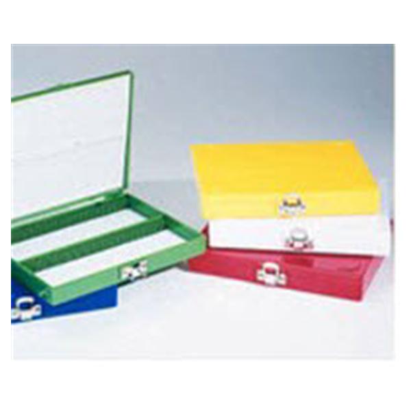 Heathrow Scientific Microscope Slide Box Red Ea