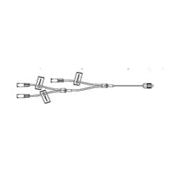 B Braun Medical  IV Extension Set 9 Triple-Leg Set/3 Female Luer Connectors 100/Ca