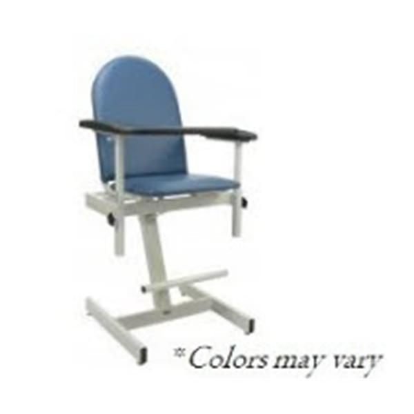 Winco Chair Blood Draw Designer Moss Green Steel 300lb Pd Bck/19 St Ea