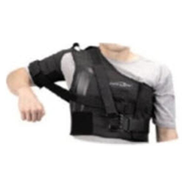 DJO Stabilizer Brace Donjoy Adult Shoulder Poly Lcr Blk Sz Md Rt Ea