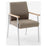 Lesro Industries Chair Guest Silver/Black Polypropylene Ea