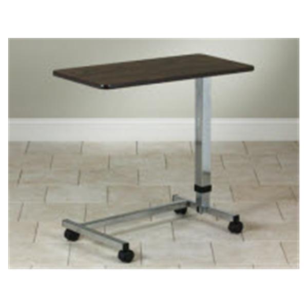 Clinton Industries Table Overbed 50lb Capacity Laminated Top Walnut 15x31.5" Ea (TS-160)