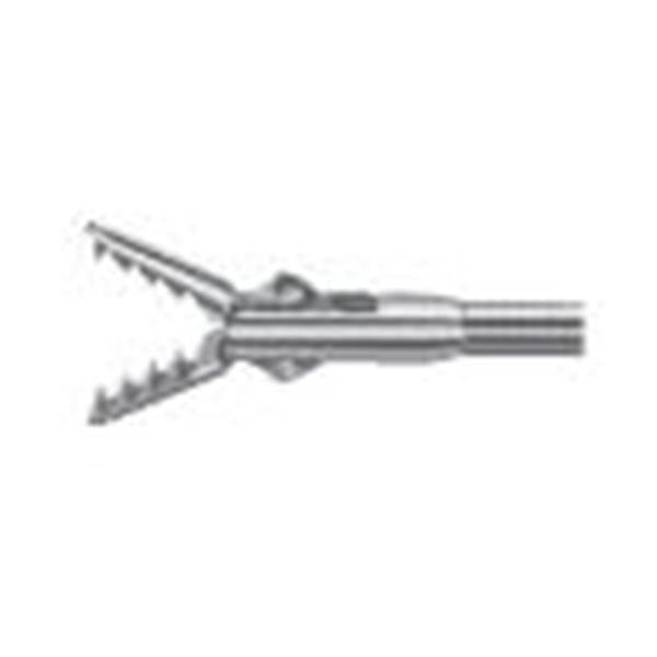 BR Surgical Forcep Grasping 15-3/4" Double Action Serrated Sm-Rgd 5Fr SS Ea (BR9807019005)