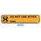 Health Care Logistics Label Do Not Use After Date English 1-5/8x3/8" Adh Yellow 1000/Pk