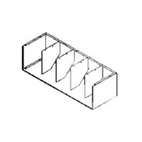 Datum Filing Systems Shelving Straight Tier Vu-Stak 36x12-5/32x2-1/2" Stl W/ 5Pckt Ea