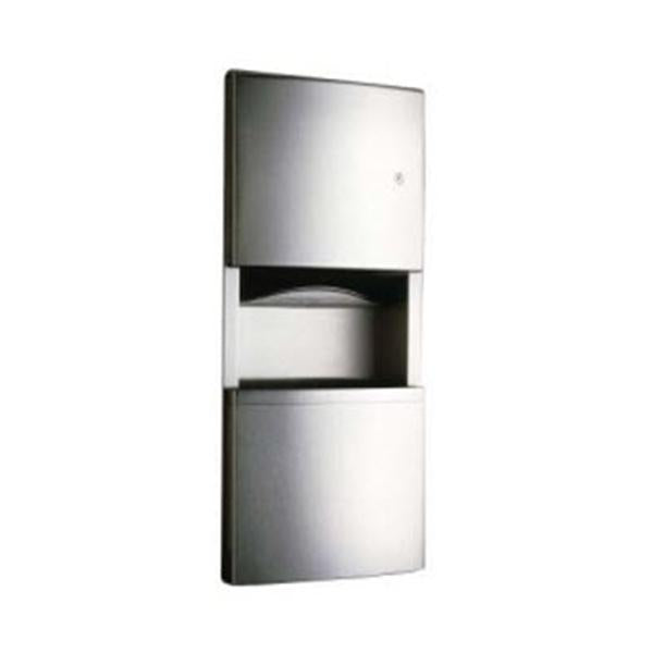 Bobrick Towel Dispenser Contura Series Stainless Steel Satin Ea