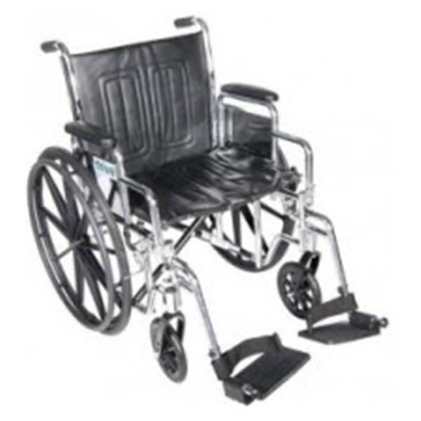 Drive Medical Designs Wheelchair Transport Sport 250lb Capacity 18"Wide Ea