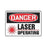 Grainger Sign Danger Laser Operating 10x14 Ea Ea