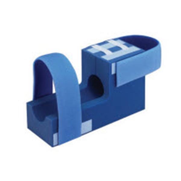 DMS Holdings Positioner Elevated Heelbo Lifter Foot PU Fm Blue 4/Bx