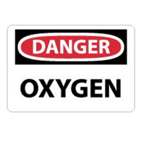 National Marker Sign Oxygen Plastic 10"x14" Ea Ea