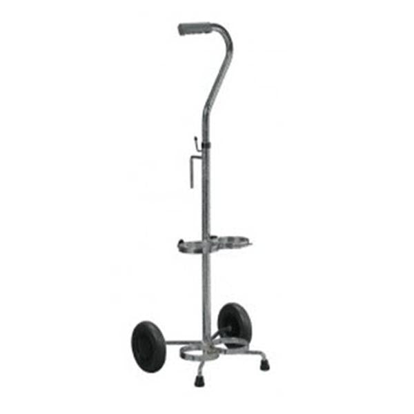 Drive Medical Designs Cart Cylinder 38-6/10x14-6/10x12-2/10" Dual Silver 2/Ca