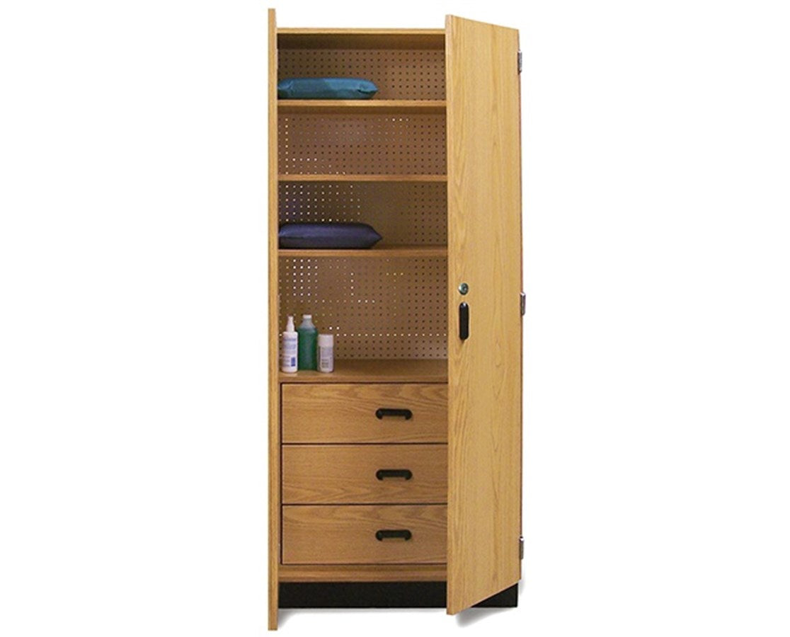 Hausmann Ind Exercise Weights Storage Unit - Storage Cabinet, Drawers, Shelves - 8253