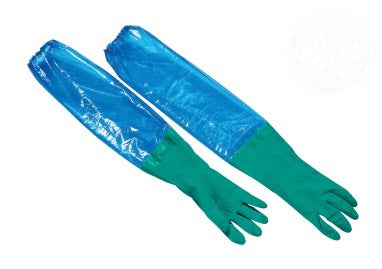 Healthmark Industries Disposable Sleeve Gloves - VR Lined Sleeve Gloves, 15 Mil, Size XL - 41680