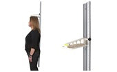 Health O Meter Professional Height Rods - High-Strength Polymer Wall-Mounted Height Rod, 55" - 205HR