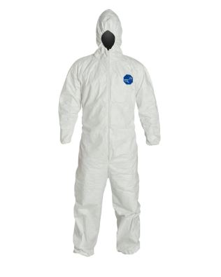 Tyvek 400 Zipper Front Coverall with Hood