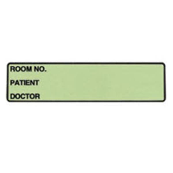 Carstens Labels ID Wide-Track Lime 5-3/8x1-3/8" 200/Rl 200/Rl