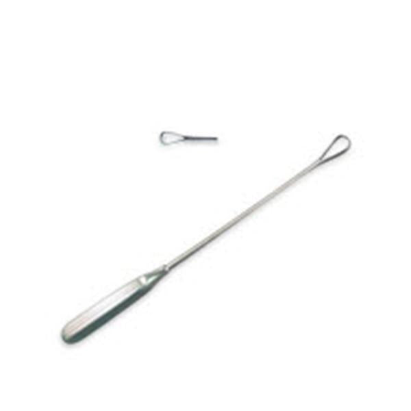 Gynex oration Curette Utrn Sms 10mm 0 Rgd 10x5 Shrp Tp SS W/ Sm Lp Opn Rsbl Ea