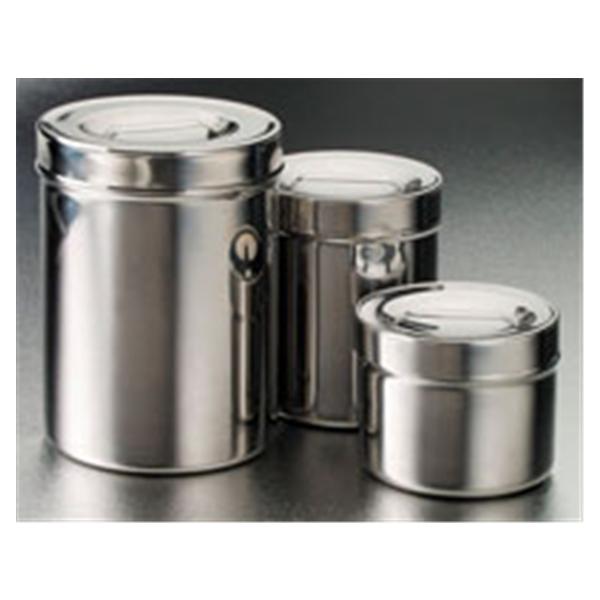 Dukal oration Jar Dressing 3x4" 0.5qt Silver Stainless Steel 12/Ca