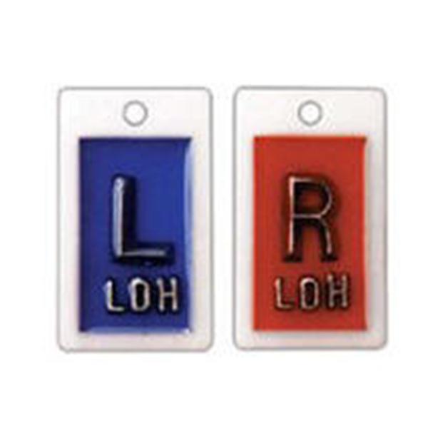 Techno-Aide Marker Identifier Red/Blue Right/Left 5/8" 1/St