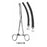 Miltex-Integra Miltex Forcep Hemostatic Rochester-Pean 12" Hrzntl Serr Crv SS Ea