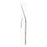 BR Surgical Knife Ear Rosen 6" Curved Pointed Tip Stainless Steel Ea