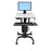 Ergotron Cart Workstation WorkFit Mobile For Computer Black Ea