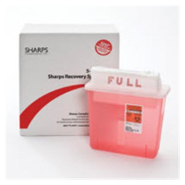 Sharps Compliance Container Mail In Sharps Recovery System 5qt Pink Ea