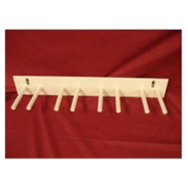 Wolf X-Ray Rack Peg Wall White 3x19-1/2" For Lead Apron Ea