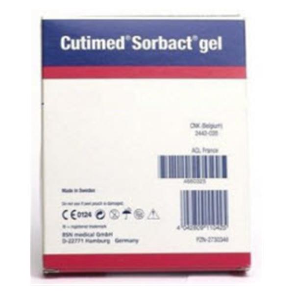 BSN Medical Dressing Cutimed Sorbact Gel 3x6" Sterile Adhesive LF 10/Bx