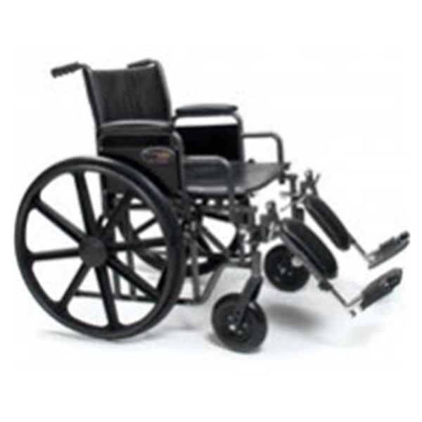 Graham-Field/Everest &Jennings Wheelchair Complete Traveler 500lb Capacity 24"Wide Ea