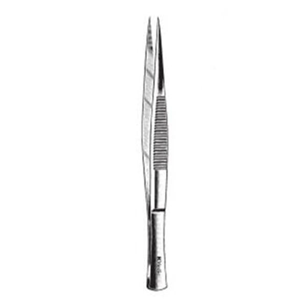 Teleflex Medical Forcep Plain Splinter 3-1/2" Serrated Straight Stainless Steel Ea (KM39364)