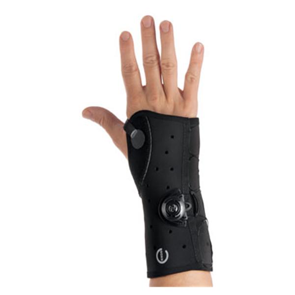 DJO Brace Exos Adult Wrist Black Size Large Right Ea