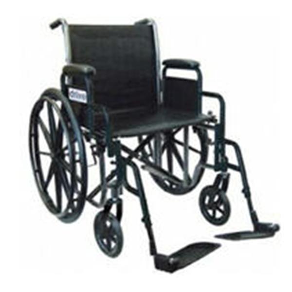 Drive Medical Designs Wheelchair Transport Silver Sport 2 350lb Capacity 22"Wide Ea