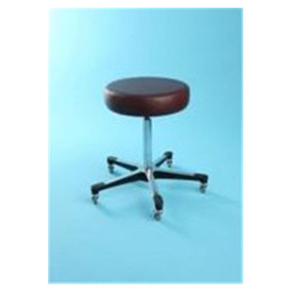 Blickman Health Stool Exam Black 5 Casters Backrest Ea