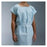 Graham Medical Gown Exam Apex 30 in x 42 in Blue 50/Ca