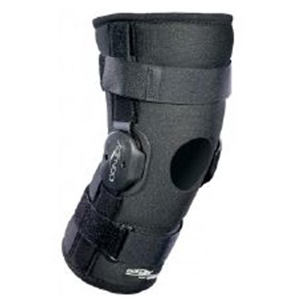 DJO Brace Wraparound Economy Adult Knee Drytx Blk Sz Sm Universal Ea