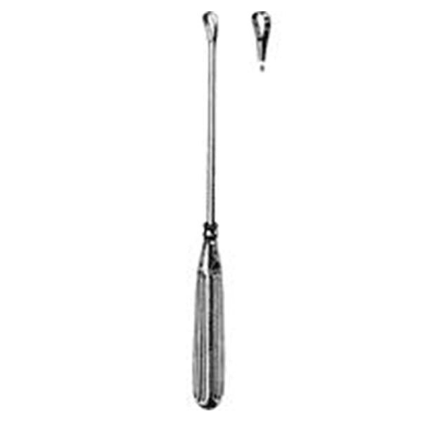 Sklar Instruments Curette Uterine Sims 11" #0 Sharp Tip Stainless Steel Ea