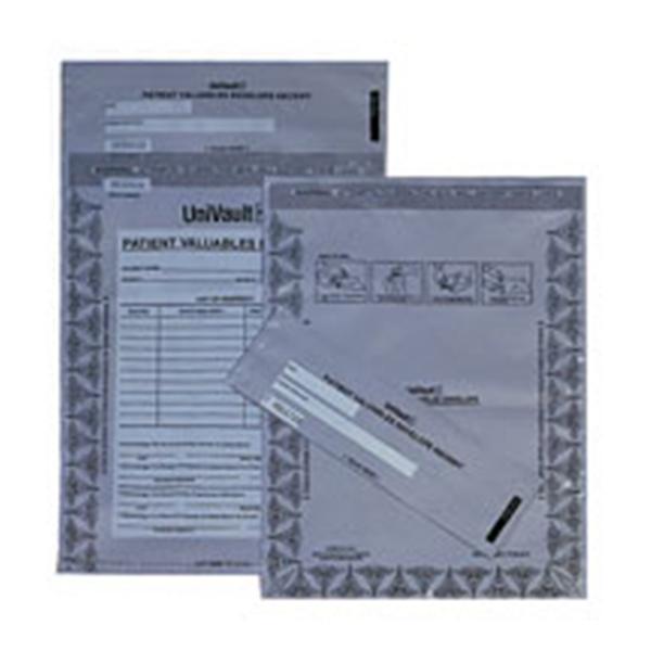 MiniGrip Envelope Patient Valuables Gray 9x12" 1000/Ca