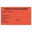 Shamrock Scientific Spec Label Medication Added 1-1/2x2-1/2" Perm Fluorescent Red 1000/Rl